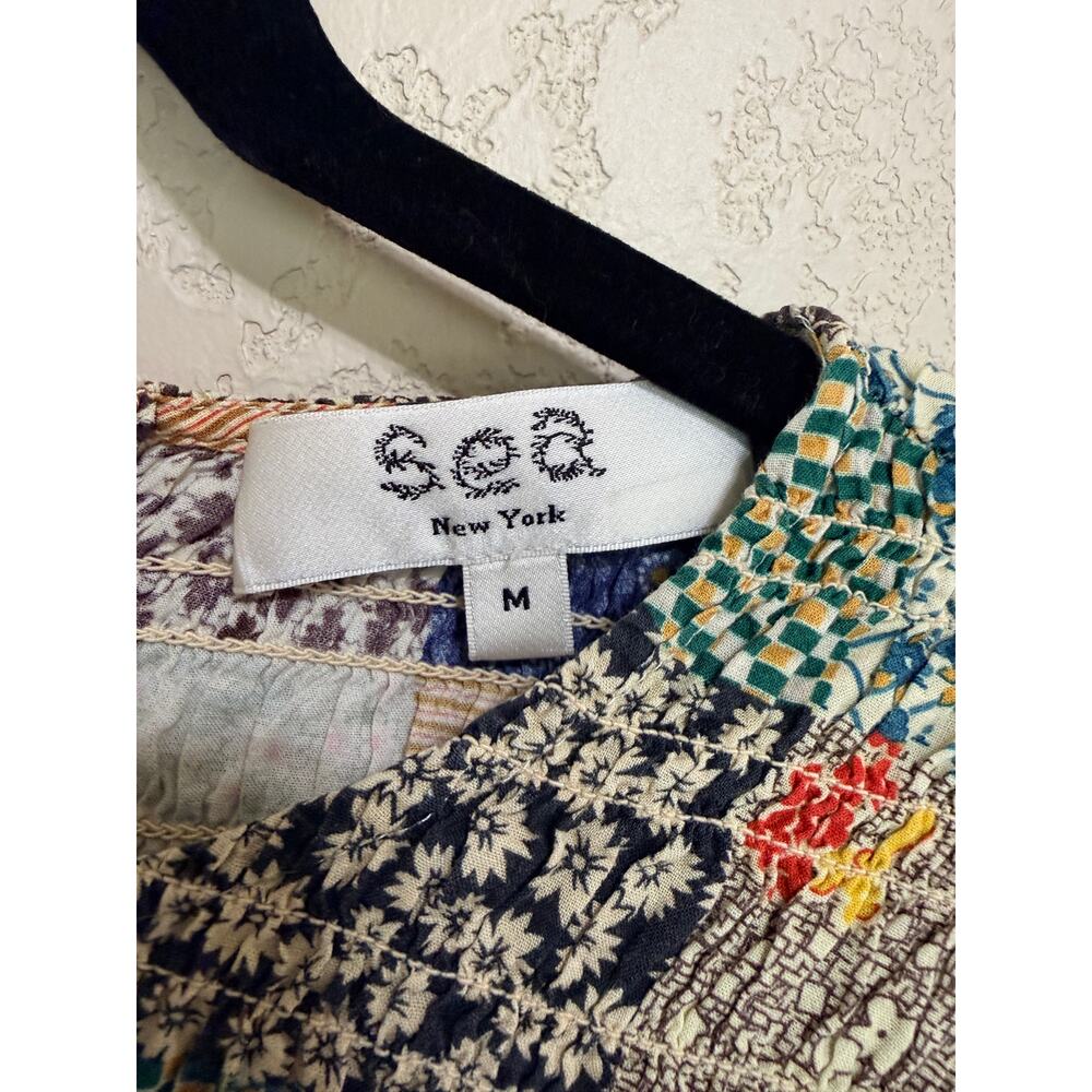 Sea New York Louie Patchwork Dress Size M - Picture 3 of 6